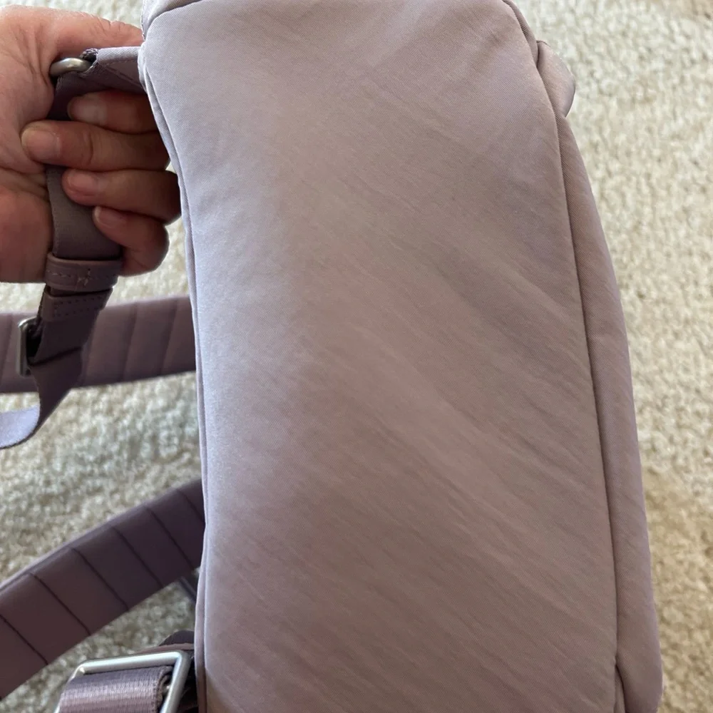Tumi Lavender Gray medium Celina Backpack
